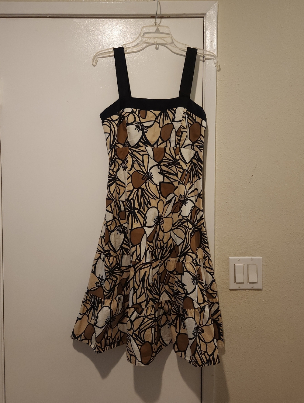Black & Brown Floral Sundress